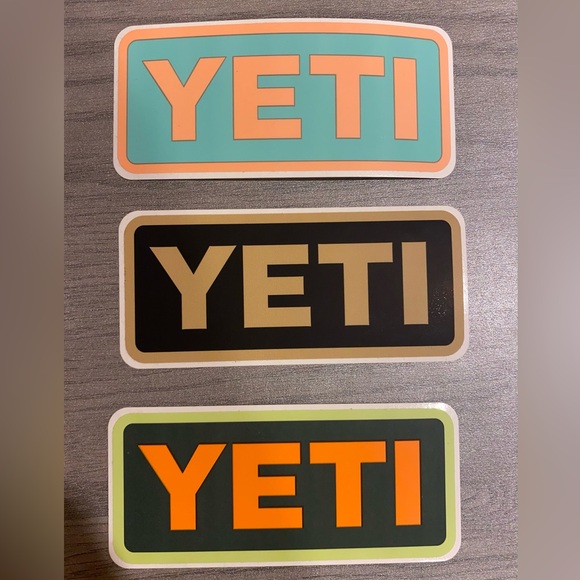 6 new YETI Stickers - Picture 2 of 4